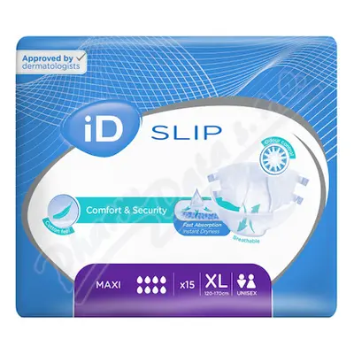 ID SLIP X-LARGE MAXI N10 KALHOTKY ABSORPČNÍ LEPÍCÍ, BOKY 120-170CM,4 360ML,