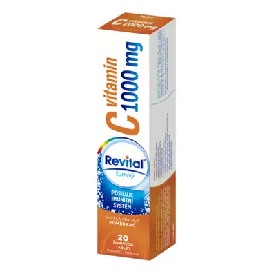 Revital C vitamin 1000mg Pomeranč tbl.eff.20