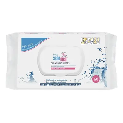 SEBAMED Baby vlhčené ubrousky s 99% vody 60ks