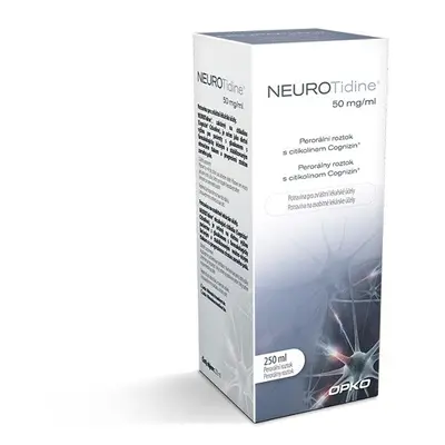 Neurotidine 50 mg/ml perorální roztok 250ml