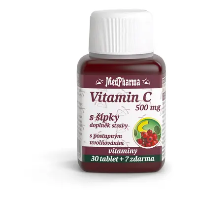 MedPharma Vitamín C 500mg s šípky tbl.37 prod.úč.