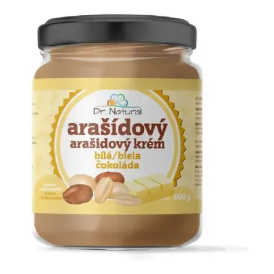 Dr.Natural Arašídový krém s bílou čokoládou 500g