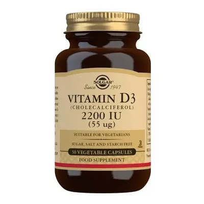 Solgar Vitamín D3 2200 IU 50 kapslí