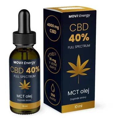 MOVit CBD 40% Full Spectrum MCT olej 10ml