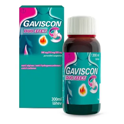 GAVISCON DUO EFEKT 500MG/213MG/325MG perorální suspenze 300ML I