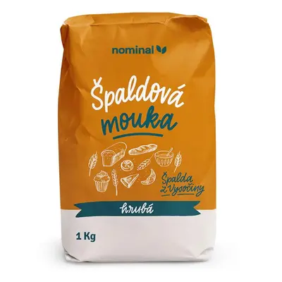 Nominal Špaldová mouka hrubá 1kg