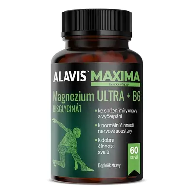 ALAVIS MAXIMA Magnezium ULTRA+B6 60 kapslí