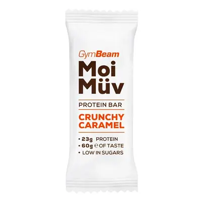 GymBeam MoiMüv Protein bar crunchy caramel 60g