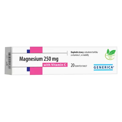 Magnesium 250mg tbl.eff.20 s vitam.C Generica