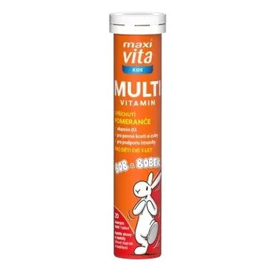 Maxi Vita Kids Multivitamin 20 šumivých tablet