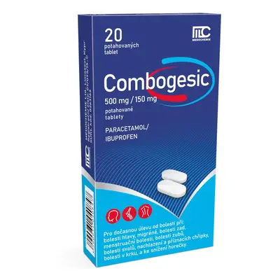 COMBOGESIC 500MG/150MG TBL FLM 20