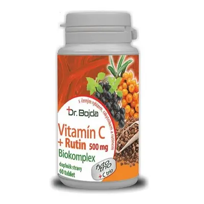 Vitamín C + RUTIN Biokomplex 500mg tbl.60 Dr.Bojda