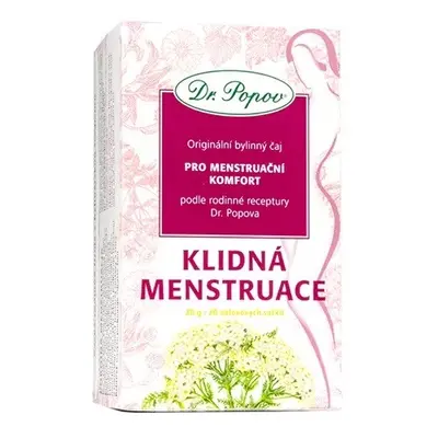 Dr.Popov Čaj Klidná menstruace 20x1.5g