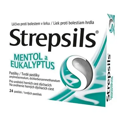 STREPSILS MENTOL A EUKALYPTUS 0,6MG/1,2MG PAS 24