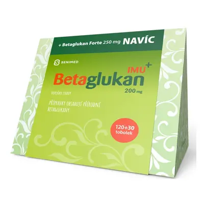 Betaglukan IMU+ 200mg 120 tobolek + FORTE 250mg 30 tobolek