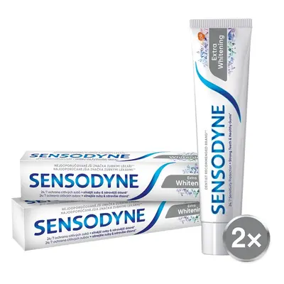 Sensodyne Extra Whitening zubní pasta 75ml - balení 2 ks