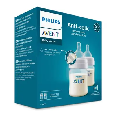 Philips AVENT Láhev Anti-colic 2x125ml 0m+