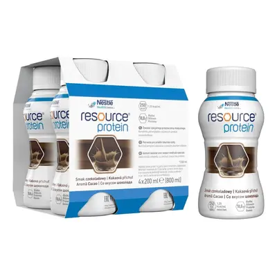 RESOURCE PROTEIN ČOKOLÁDOVÝ 4X200 ML POR SOL 4X200ML