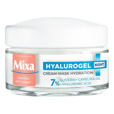 Mixa Hyalurogel noční krém pro citlivou pleť 50ml