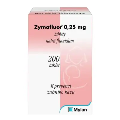 ZYMAFLUOR 0,25MG TBL NOB 200