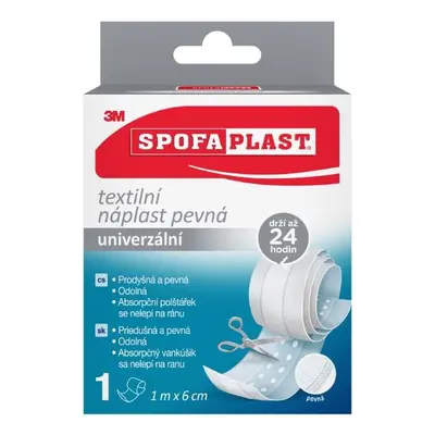 3M Spofaplast 254 Pevná textilní náplast 1mx6cm