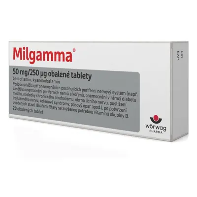 MILGAMMA 50MG/250MCG TBL OBD 20