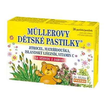 Müllerovy dětské pastilky 36ks