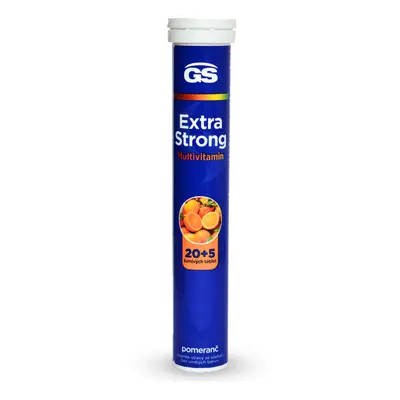 GS Extra Strong Multivitamin šumivé tablety 20+5 pomeranč