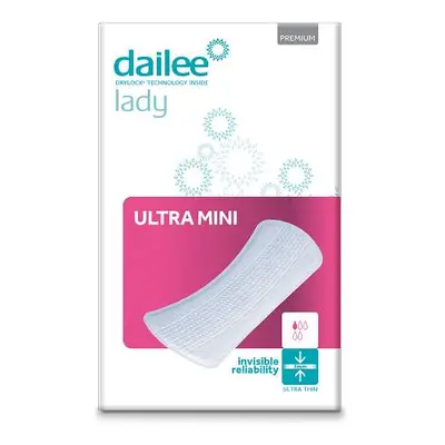 DAILEE LADY PREMIUM ULTRA MINI, VLOŽKY ABSORPČNÍ, PRO ŽENY, 28KS