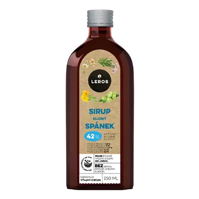 LEROS Sirup klidný spánek 250ml