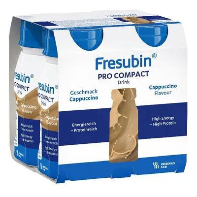 FRESUBIN PRO COMPACT DRINK PŘÍCHUŤ CAPPUCCINO POR SOL 4X125ML