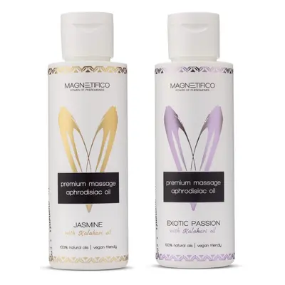 MAGNETIFICO masážní olej Exotic passion + Jasmine 2x100ml