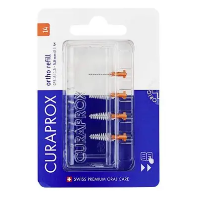 CURAPROX CPS 14 ortho refill mezizub.kartáček 4ks