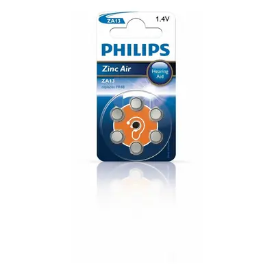 Baterie do naslouchadel PHILIPS ZA13B6A/00 6ks