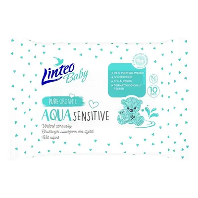 Linteo Baby Vlhčené ubrousky Aqua 10ks