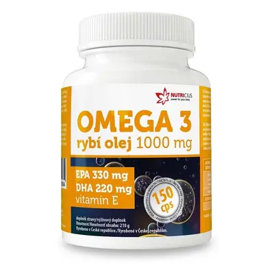 Omega 3 Rybí olej 1000mg EPA 330mg/DHA 220mg cps.150