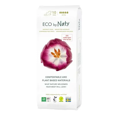 Eco by Naty vložky po porodu Extra 10ks