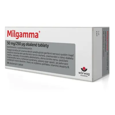 MILGAMMA 50MG/250MCG TBL OBD 50