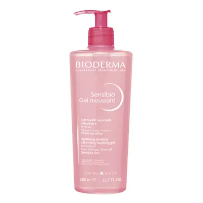 BIODERMA Sensibio Gel moussant jemný čistící gel pro citlivou pleť 500 ml