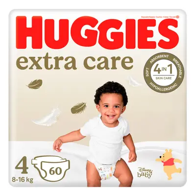 HUGGIES extra care 4 8-16kg 60ks