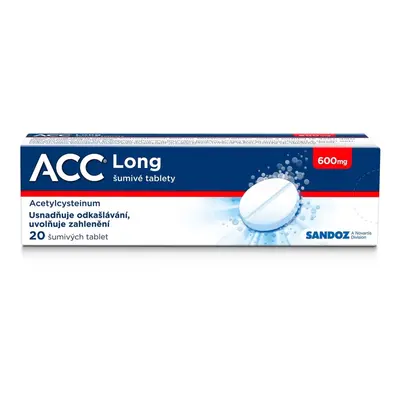 ACC LONG 600MG šumivé tablety 20