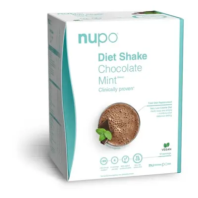 NUPO Diet Shake koktejl čokoláda-máta (bez laktózy) 10x32g