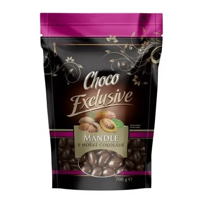 POEX Choco Exclusive Mandle v hořké čokoládě 700g