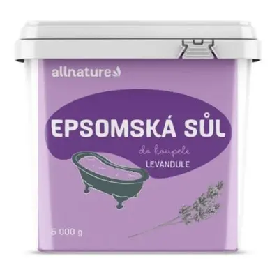 Allnature Epsomská sůl Levandule 5kg