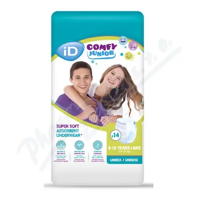 ID COMFY JUNIOR PANTS 8 -15 LET DĚTSKÉ, KALHOTKY ABSORPČNÍ NAVLÉKACÍ, 1 425 ML, 24