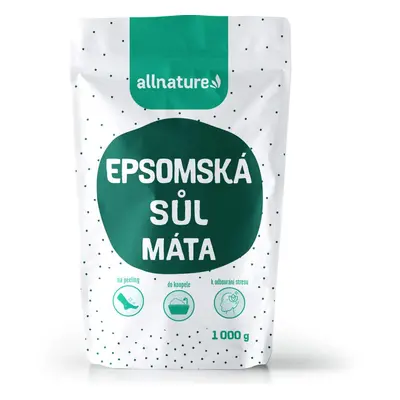 Allnature Epsomská sůl Máta 1000g