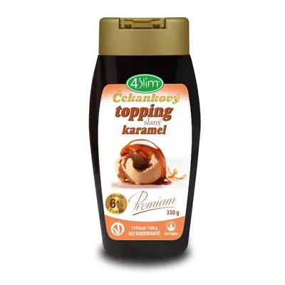 Čekankový topping slaný karamel Premium 330g