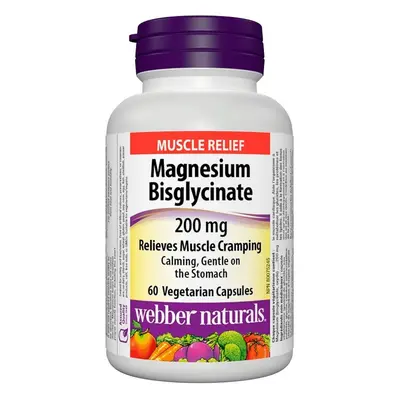 Webber Naturals Magnesium Bisglycinate 200mg cps.60