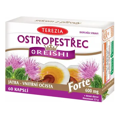 TEREZIA Ostropestřec+Reishi Forte 60 kapslí