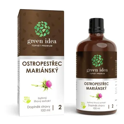 Green idea Ostropestřec mariánský lihový extrakt 100ml